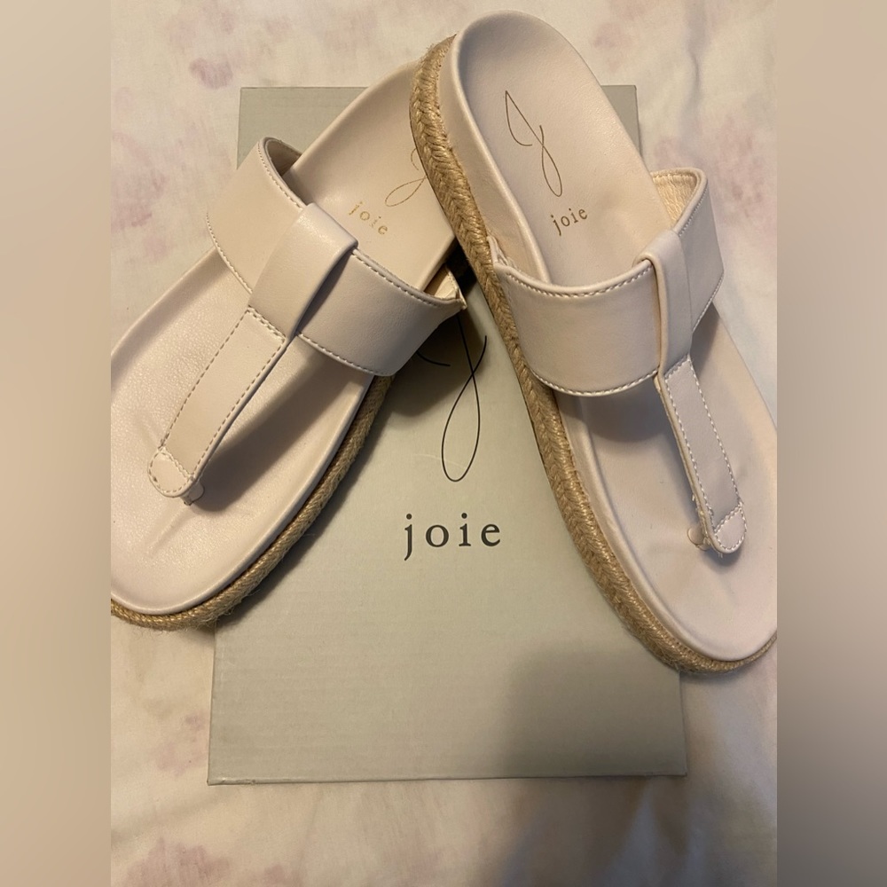 Women’s Joie Brand White Sandals 7.5